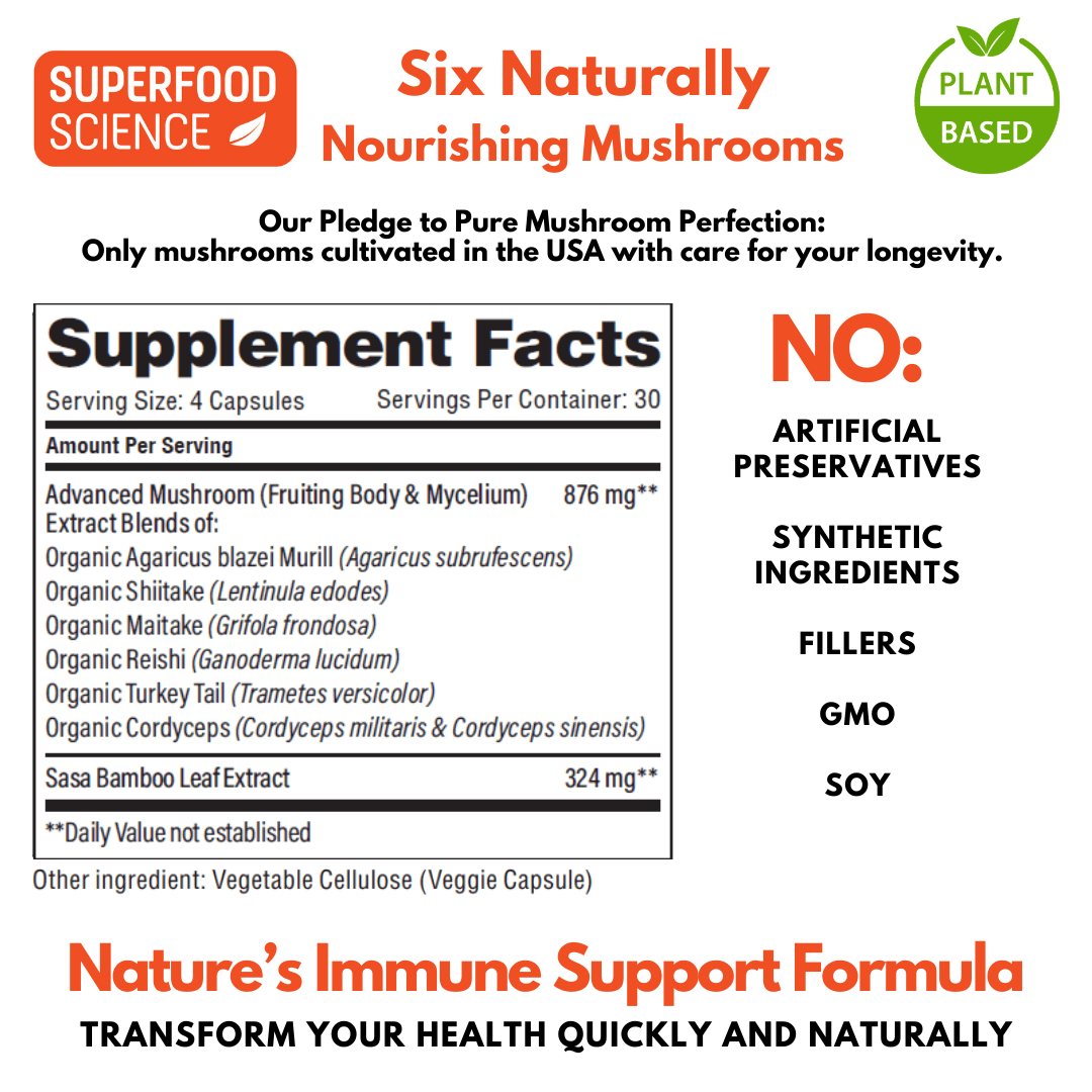 Mushroom Ekismate - Potent Mushroom Complex Formula