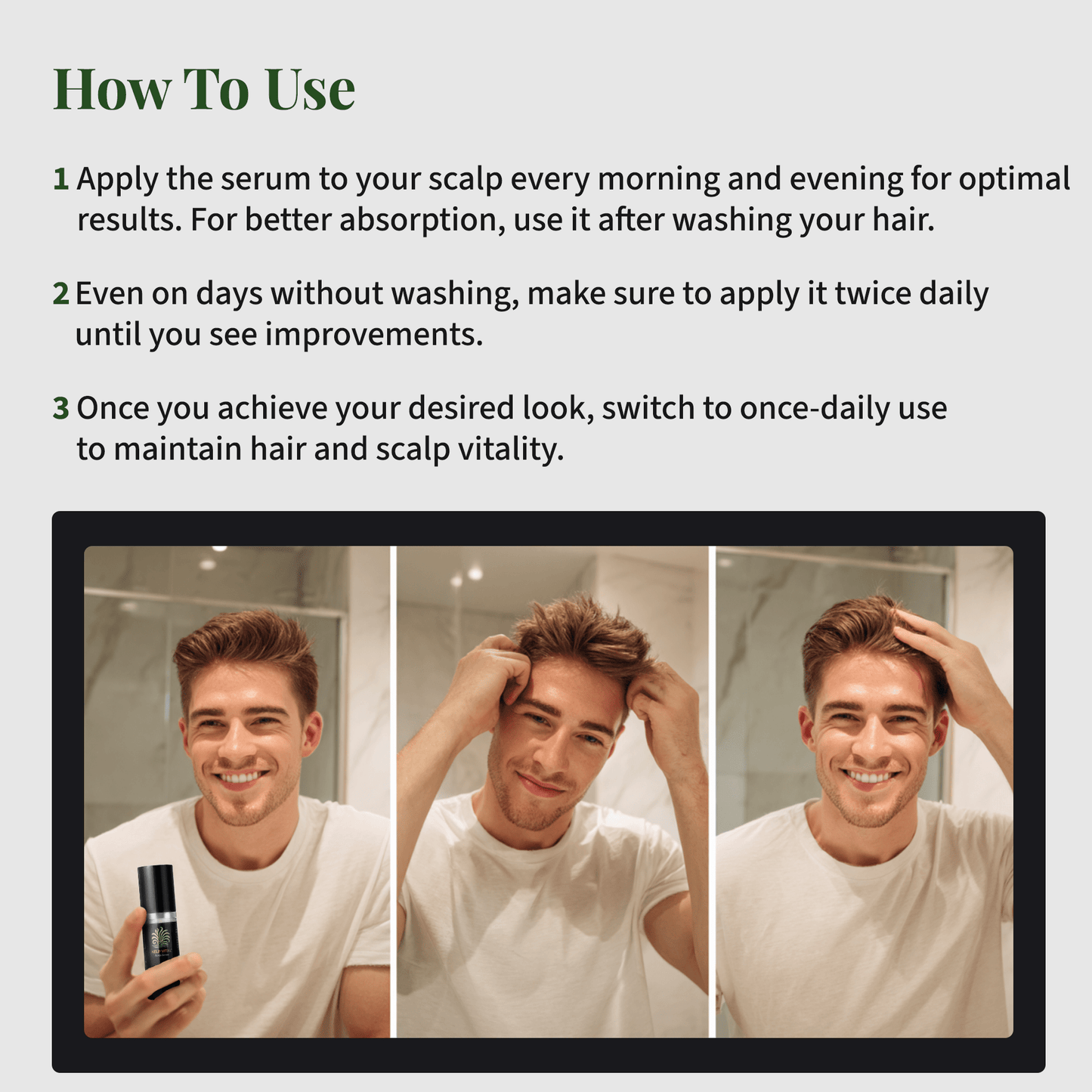 Kelp Vital Scalp Serum – Hair Growth Serum for Women & Men | Non-Greasy, Lightweight, Nourishing Formula for Thinning Hair