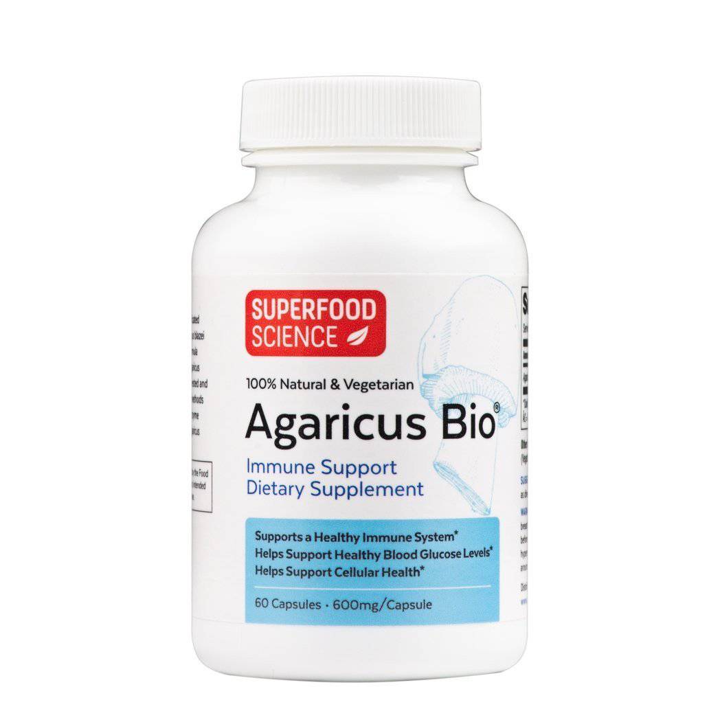 Agaricus Bio® Wellness Powder Capsules - Superfood Science