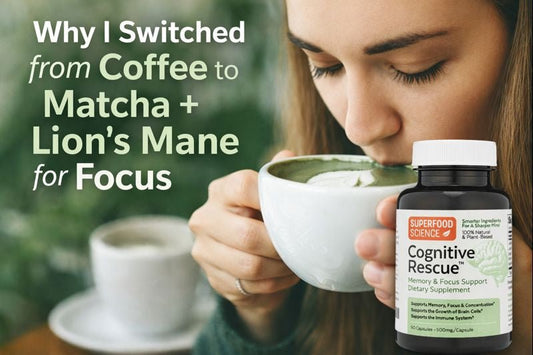 Why I Switched from Coffee to Matcha + Lion’s Mane for Focus