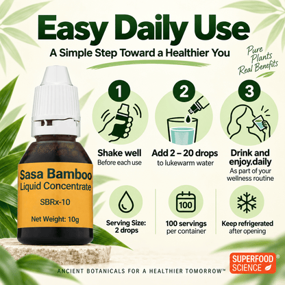 Sasa Bamboo Leaf Liquid Extract, 10 mL