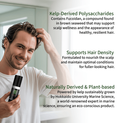 Kelp Vital Scalp Serum – Hair Growth Serum for Women & Men | Non-Greasy, Lightweight, Nourishing Formula for Thinning Hair