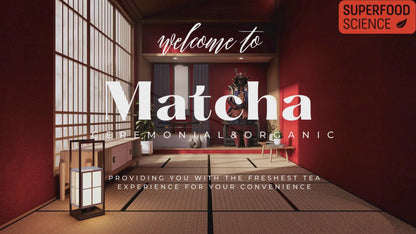 Organic Japanese Ceremonial Grade Matcha Tea Powder Packets