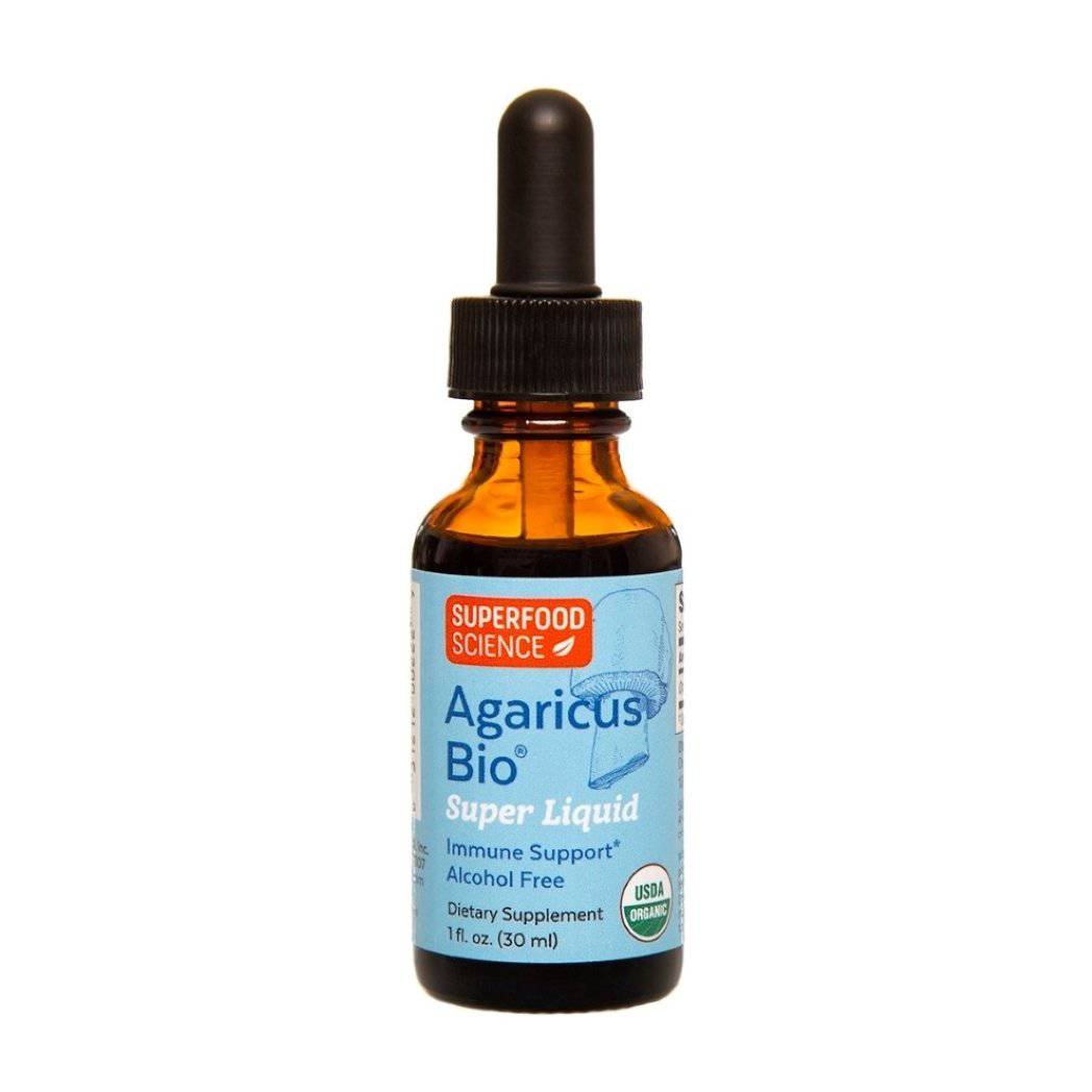 Superfood Science Agaricus Bio Super Liquid - Fast Acting Immune Support Dietary Supplement