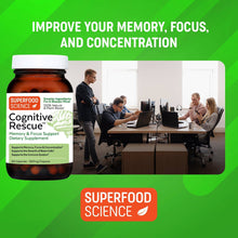 Cargar imagen en el visor de la galería, Cognitive Rescue™ Lion&#39;s Mane and Vitamin B Complex Supplement - Superfood Science