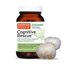 Cargar imagen en el visor de la galería, Cognitive Rescue™ Lion&#39;s Mane and Vitamin B Complex Supplement - Superfood Science