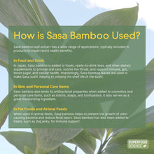 Load image into Gallery viewer, Sasa Bamboo Leaf Extract - Superfood Science