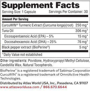 Vitality Rescue™ Extra Strength Turmeric Curcumin and Omega 3 Fish Oil Supplement - Superfood Science